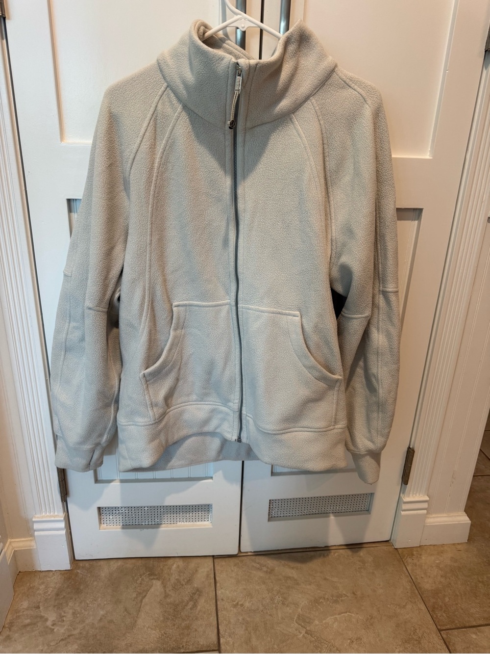 lululemon athletica Cream Full-Zip Teddy Fleece Jacket